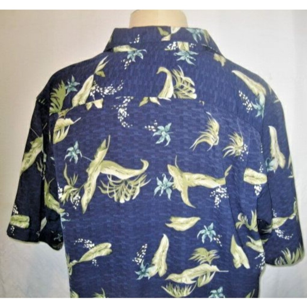 Mens Premier Multicolor Aloha Hawaiian Island Cotton SS Casual Shirt sz XL - Picture 3 of 4
